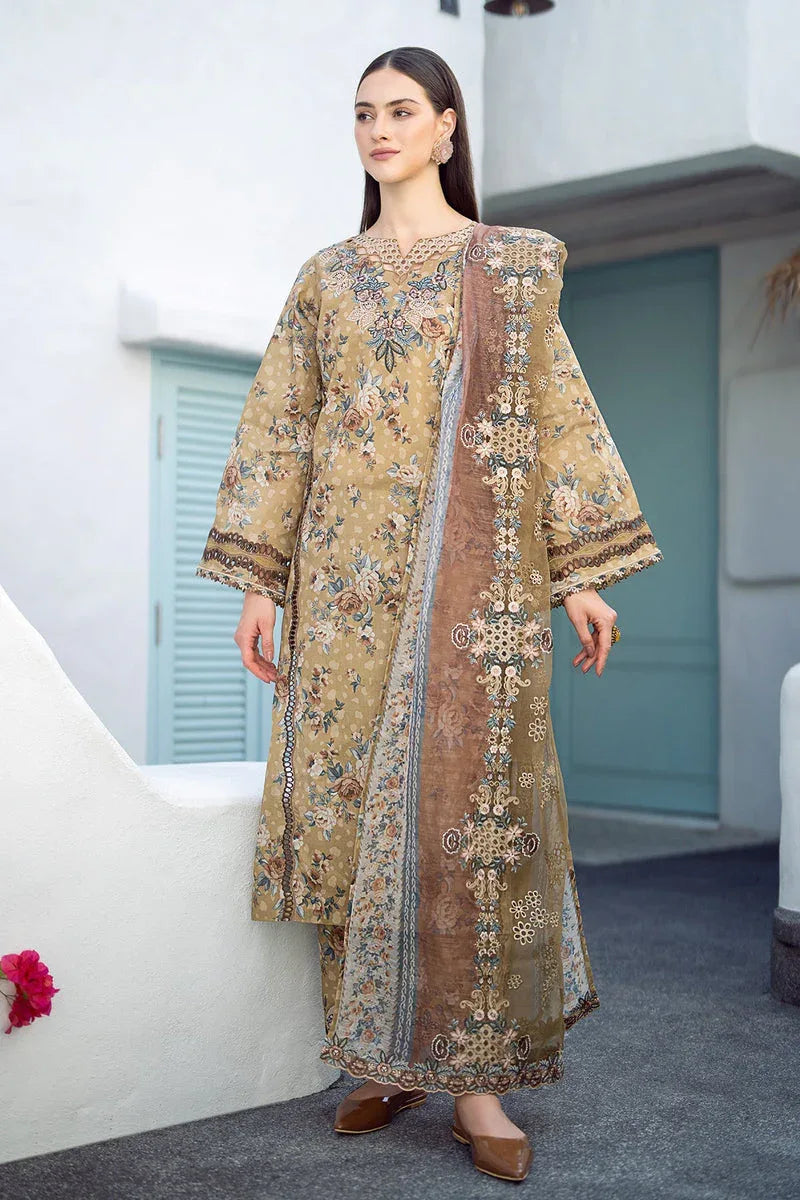 Baroque | Lawn Collection 24 | UF-553 - Aqsa Fabrics