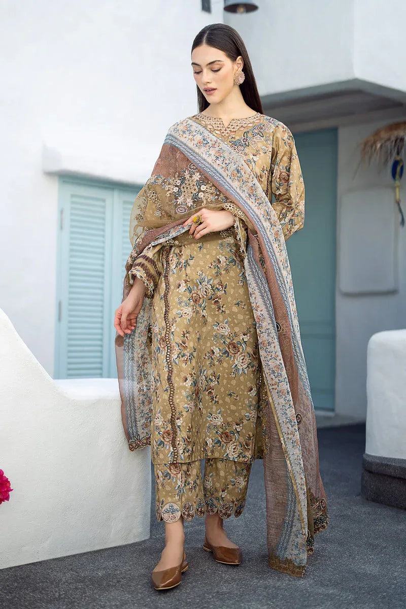 Baroque | Lawn Collection 24 | UF-553 - Aqsa Fabrics