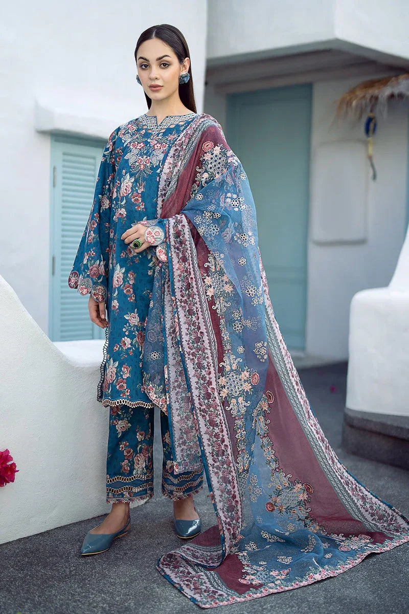 Baroque | Lawn Collection 24 | UF-554 - Aqsa Fabrics