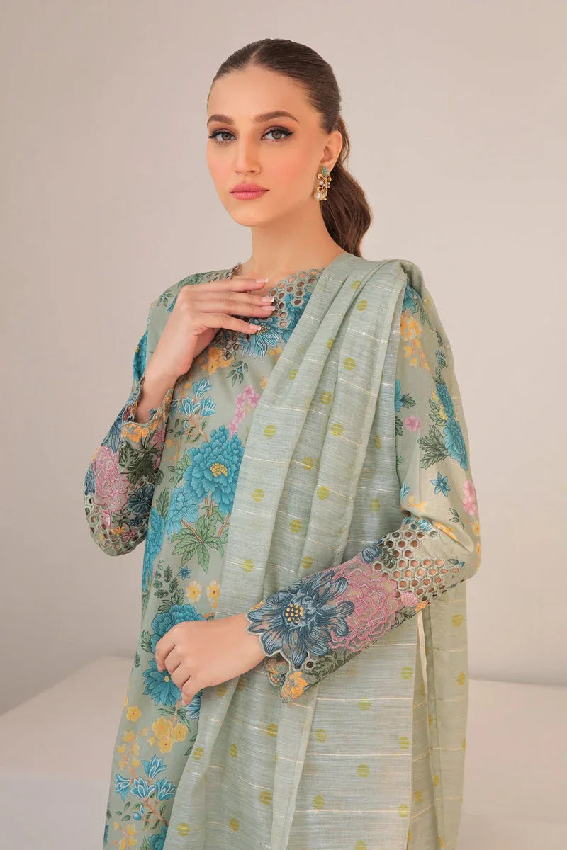 Baroque | Lawn Collection 24 | UF-310 - Aqsa Fabrics
