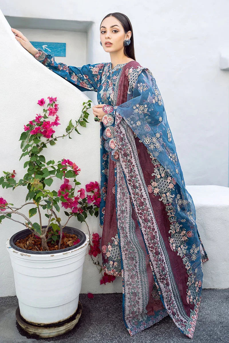 Baroque | Lawn Collection 24 | UF-554 - Aqsa Fabrics