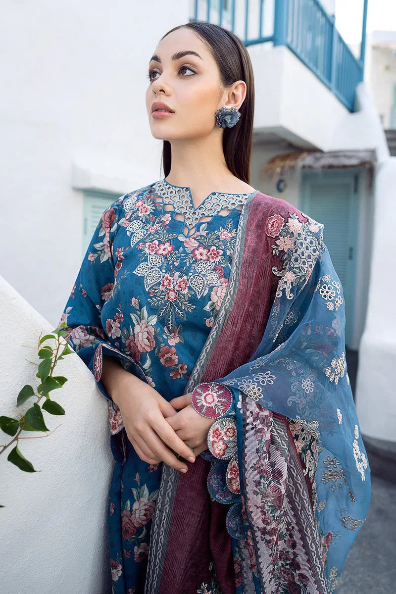 Baroque | Lawn Collection 24 | UF-554 - Aqsa Fabrics