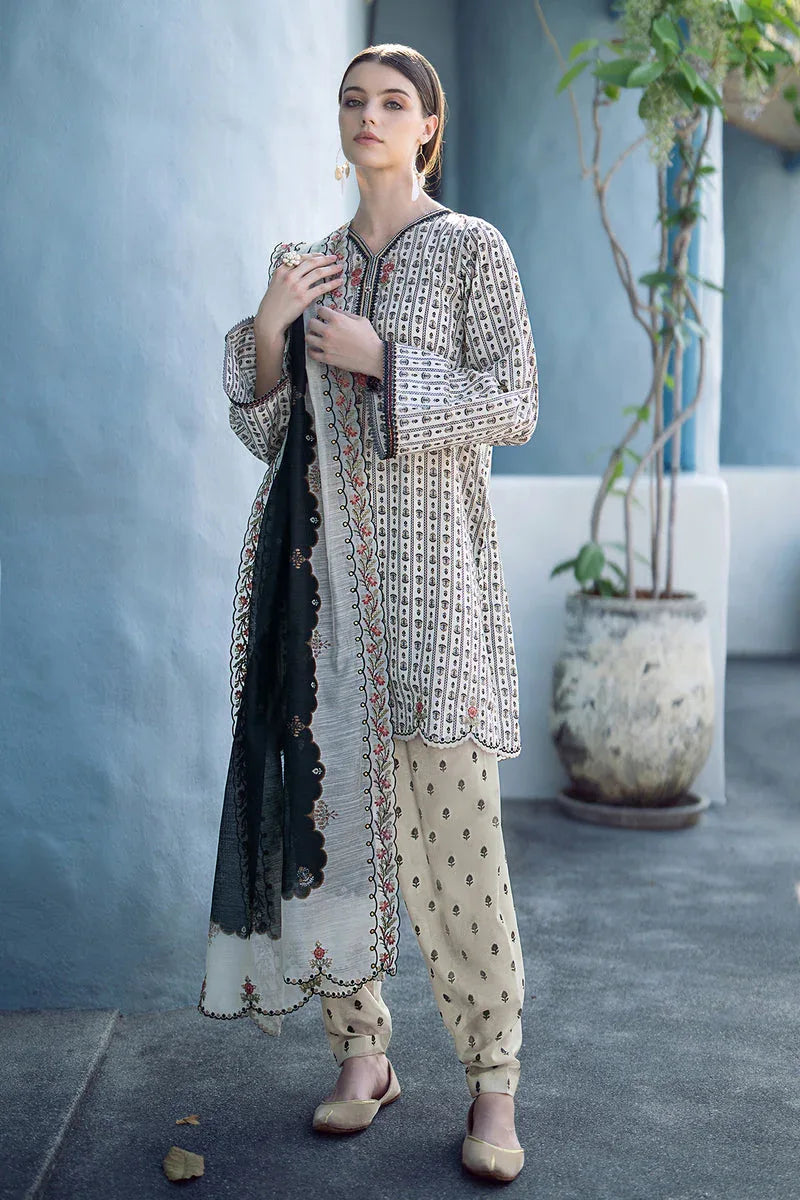 Baroque | Lawn Collection 24 | UF-555 - Aqsa Fabrics