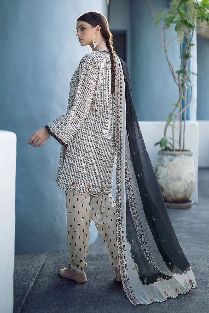 Baroque | Lawn Collection 24 | UF-555 - Aqsa Fabrics