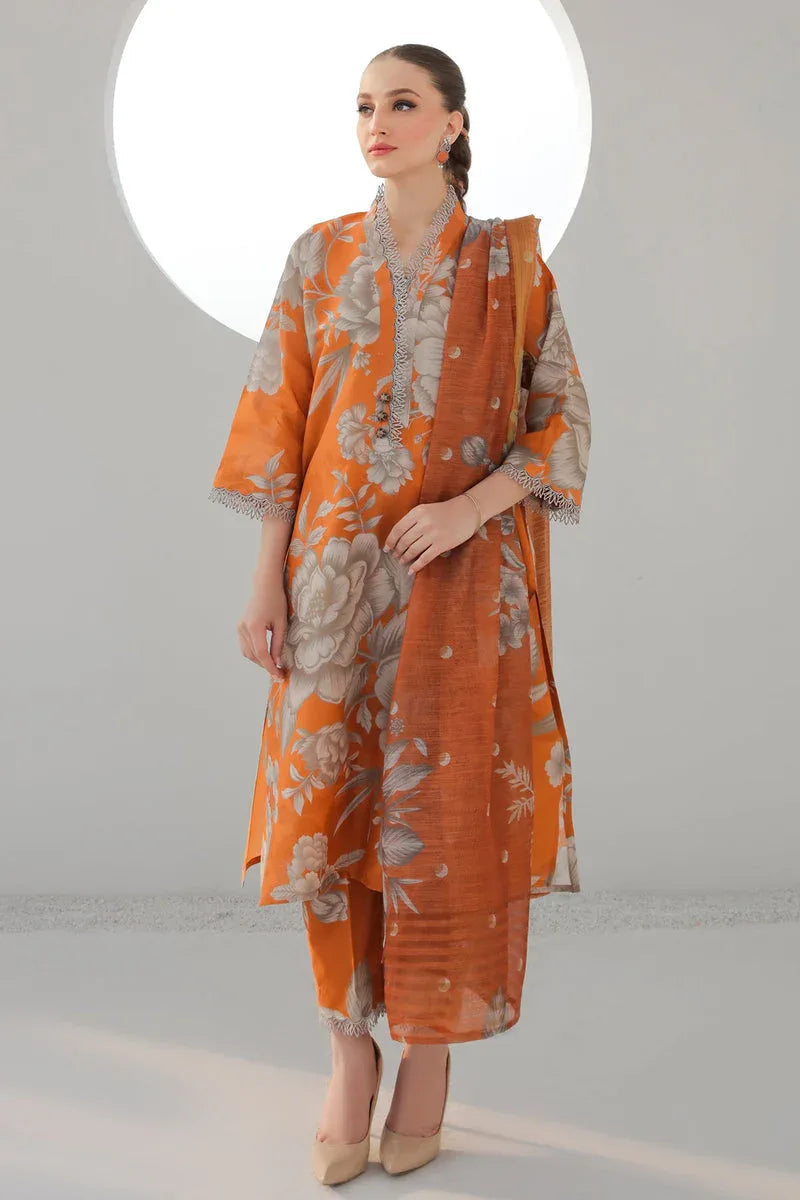Baroque | Lawn Collection 24 | UF-312 - Aqsa Fabrics