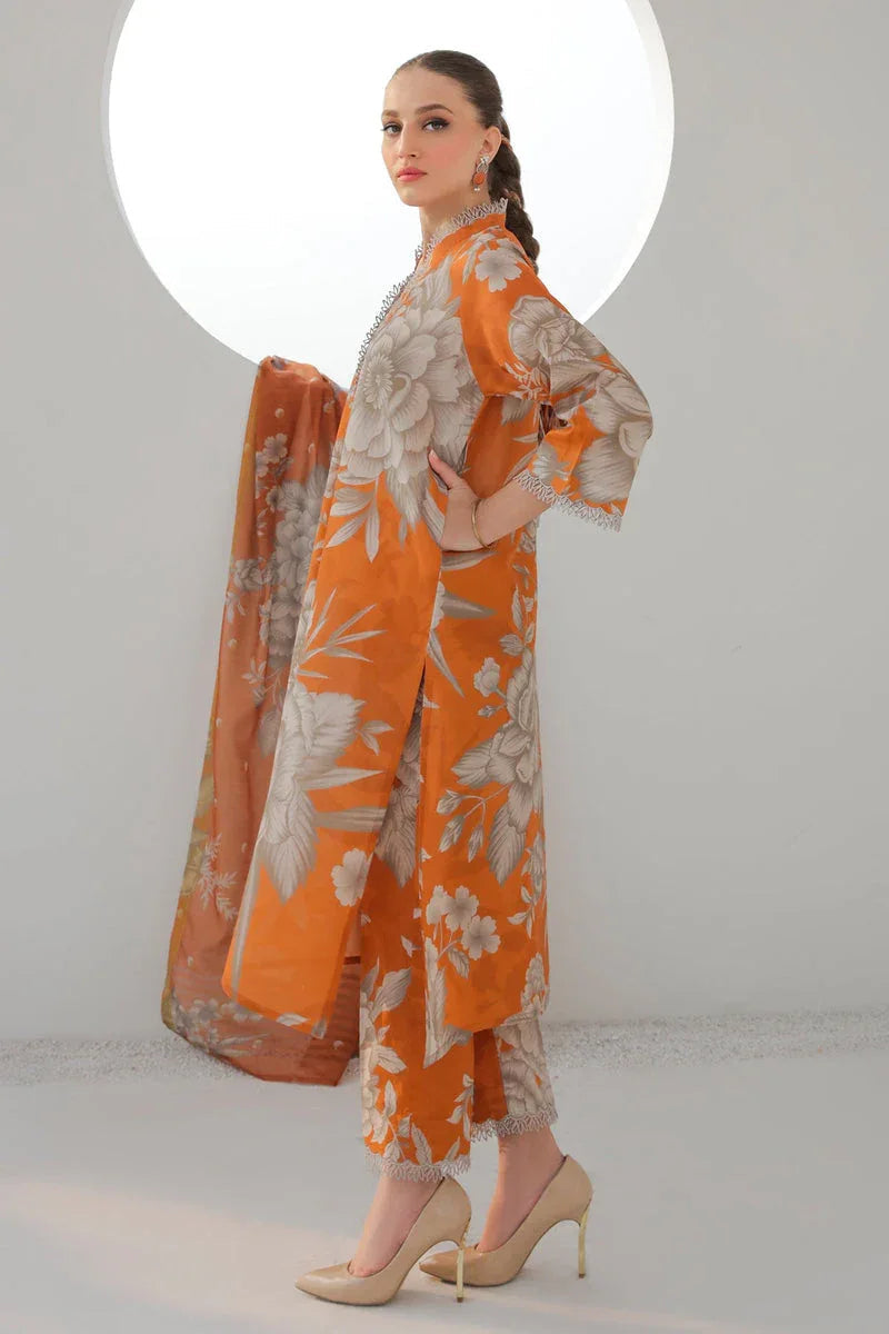 Baroque | Lawn Collection 24 | UF-312 - Aqsa Fabrics