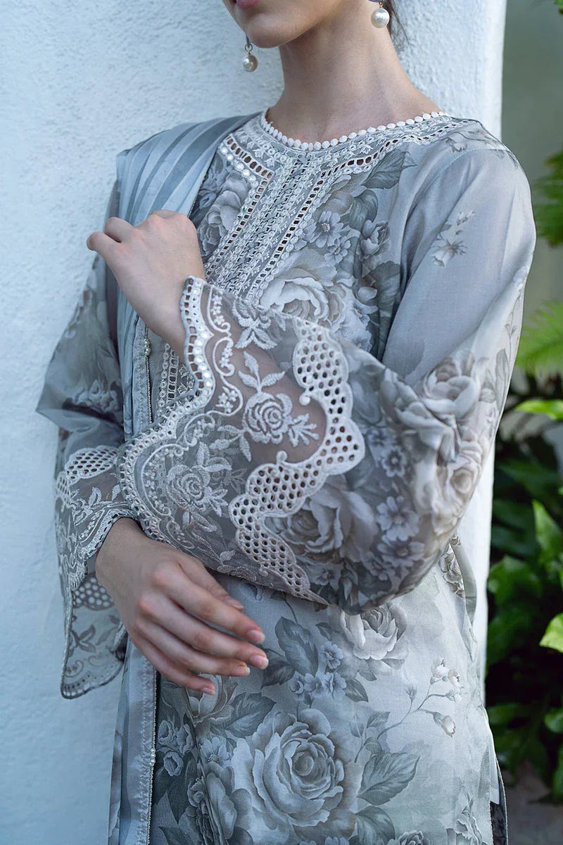 Baroque | Lawn Collection 24 | UF-557 - Aqsa Fabrics