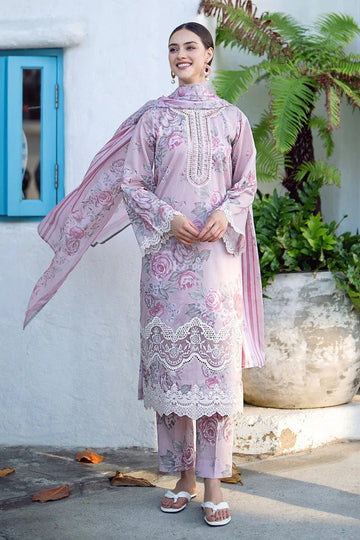 Baroque | Lawn Collection 24 | UF-558 - Aqsa Fabrics