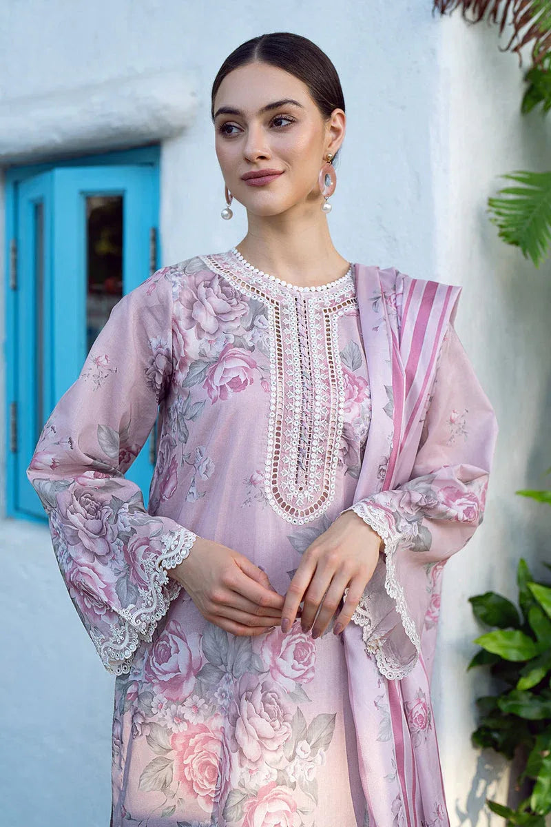 Baroque | Lawn Collection 24 | UF-558 - Aqsa Fabrics