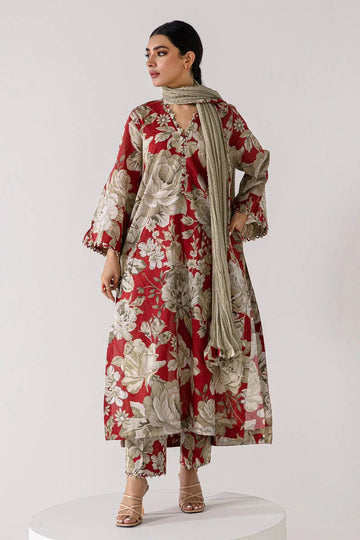 Baroque | Lawn Collection 24 | UF-378 - Aqsa Fabrics