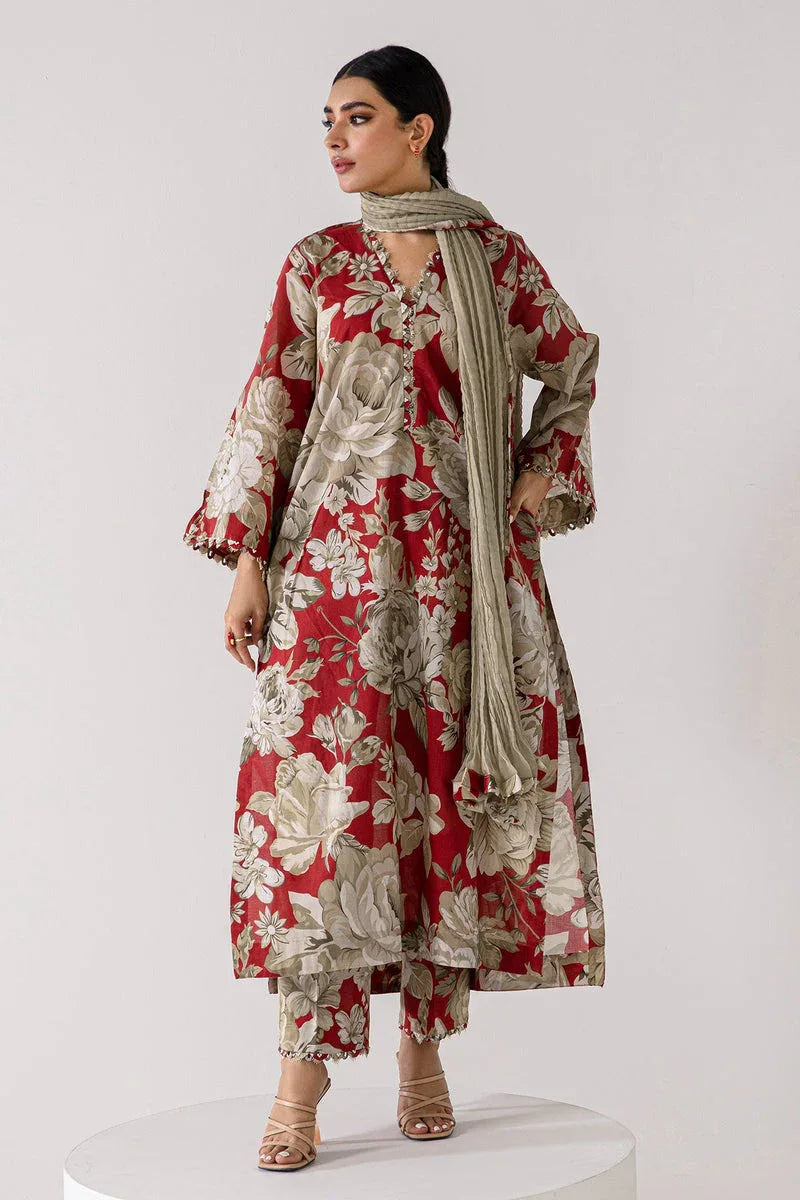 Baroque | Lawn Collection 24 | UF-378 - Aqsa Fabrics