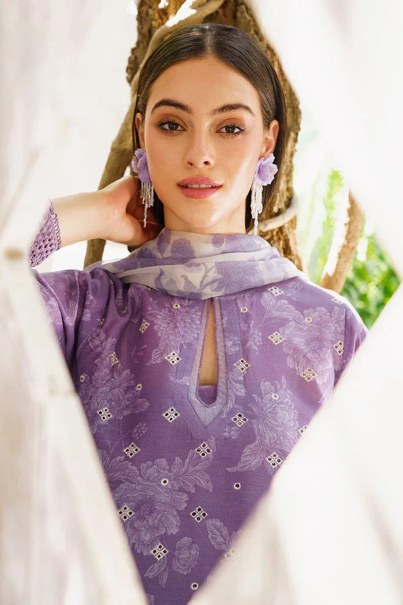 Baroque | Lawn Collection 24 | UF-563 - Aqsa Fabrics