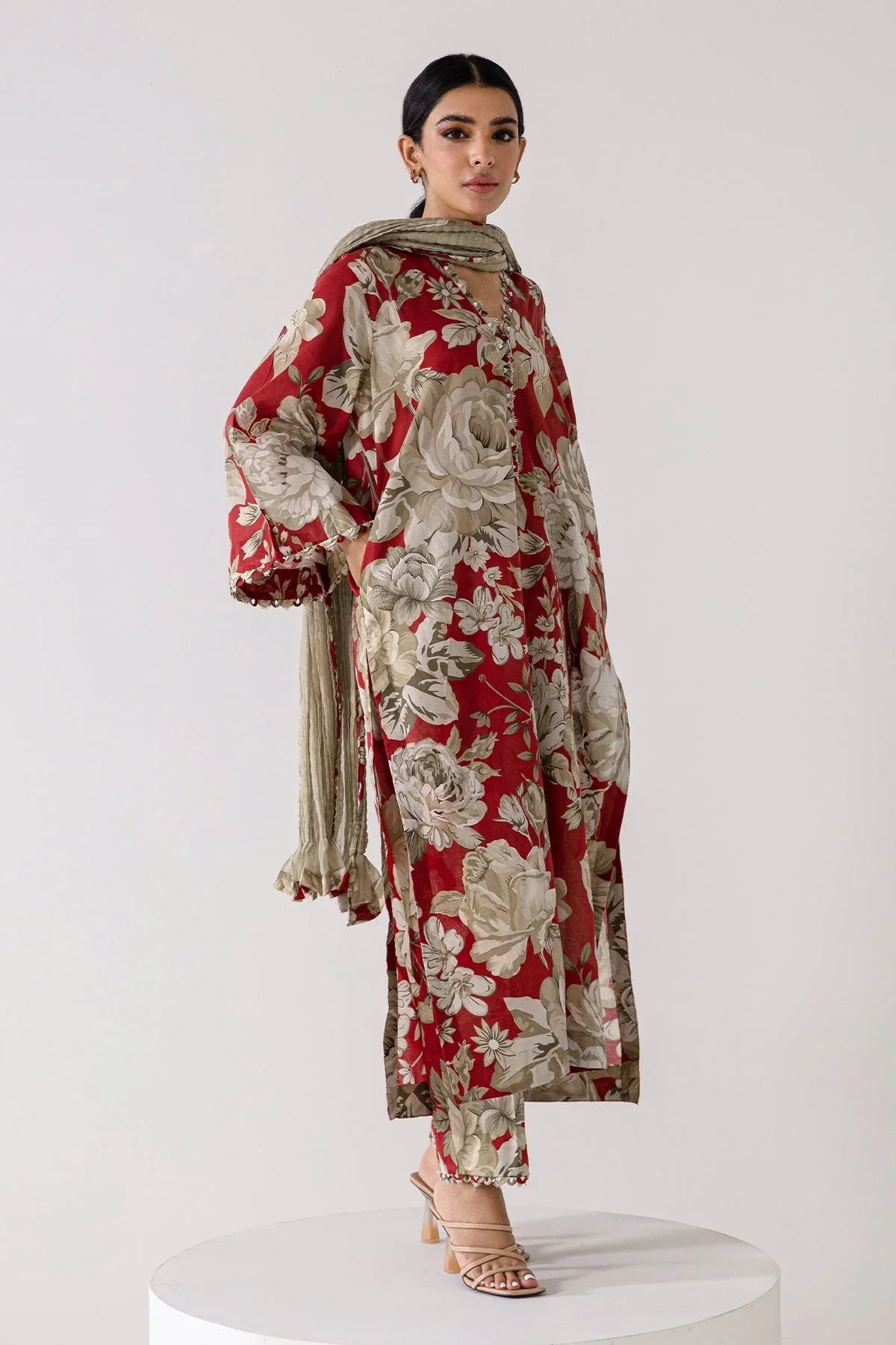 Baroque | Lawn Collection 24 | UF-378 - Aqsa Fabrics