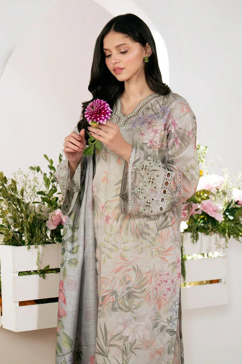 Baroque | Lawn Collection 24 | UF-528 - Aqsa Fabrics