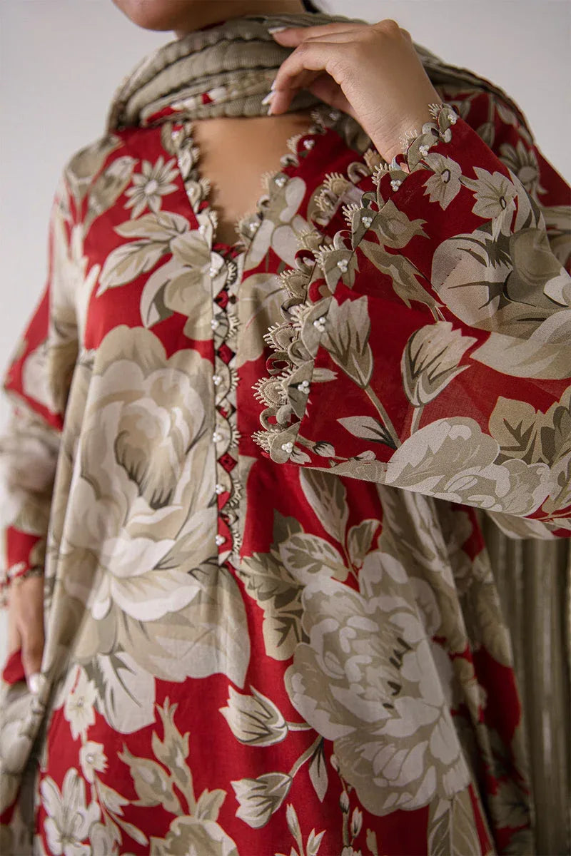 Baroque | Lawn Collection 24 | UF-378 - Aqsa Fabrics