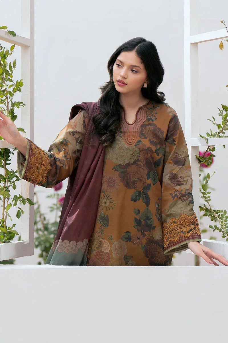 Baroque | Lawn Collection 24 | UF-530 - Aqsa Fabrics