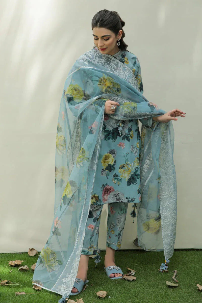 Baroque | Lawn Collection 24 | UF-211 - Aqsa Fabrics