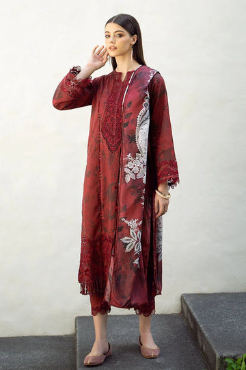 Baroque | Lawn Collection 24 | UF-545 - Aqsa Fabrics