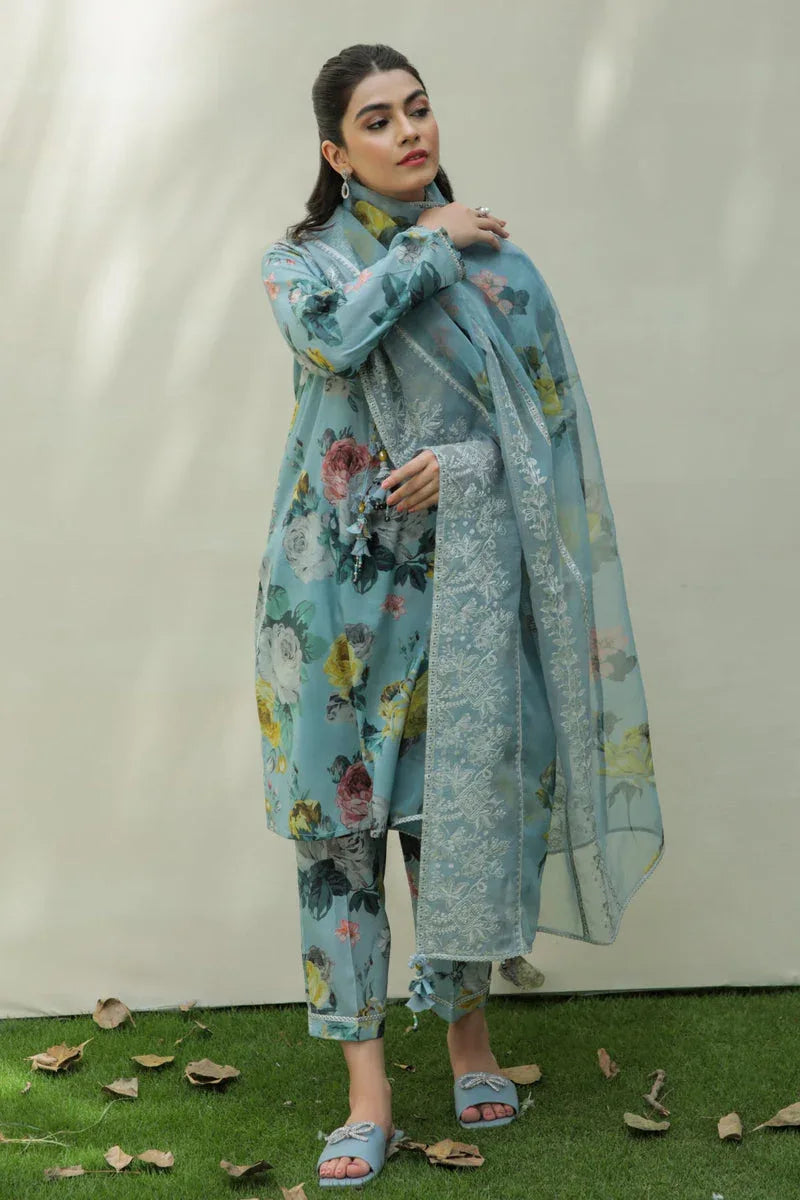 Baroque | Lawn Collection 24 | UF-211 - Aqsa Fabrics