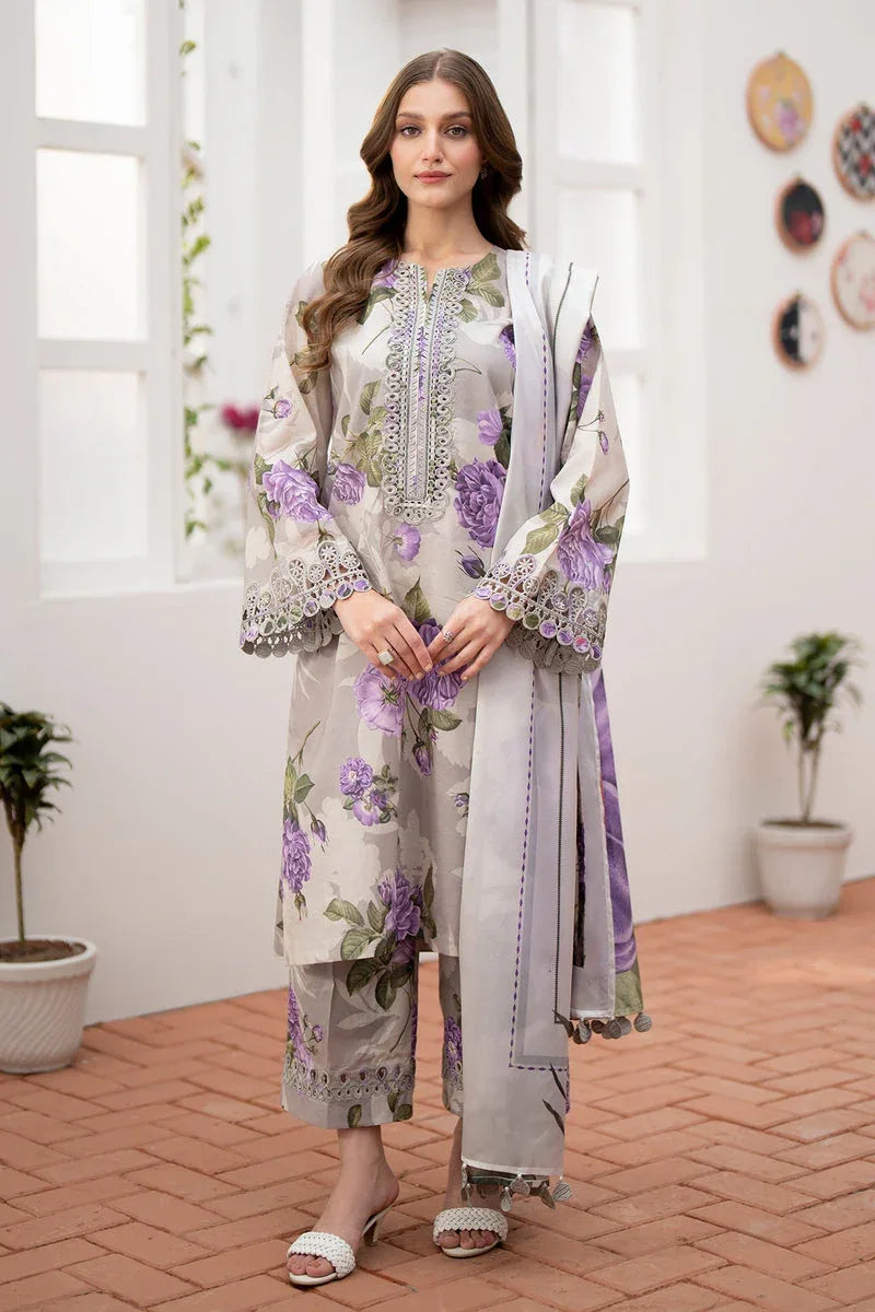 Baroque | Lawn Collection 24 | UF-531 - Aqsa Fabrics