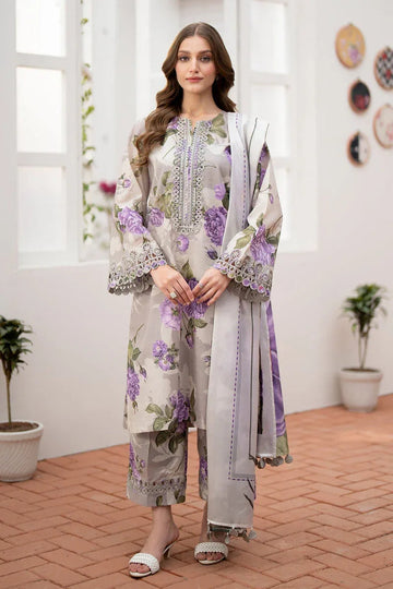 Baroque | Lawn Collection 24 | UF-531 - Aqsa Fabrics