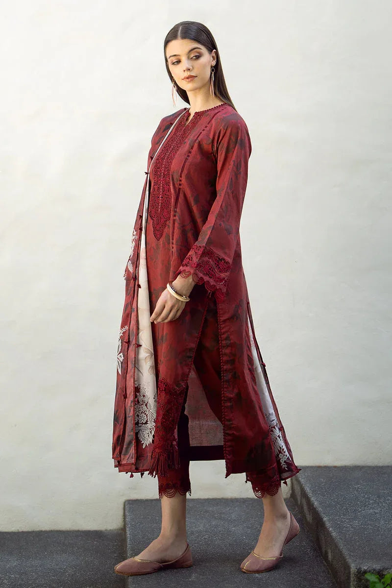 Baroque | Lawn Collection 24 | UF-545 - Aqsa Fabrics