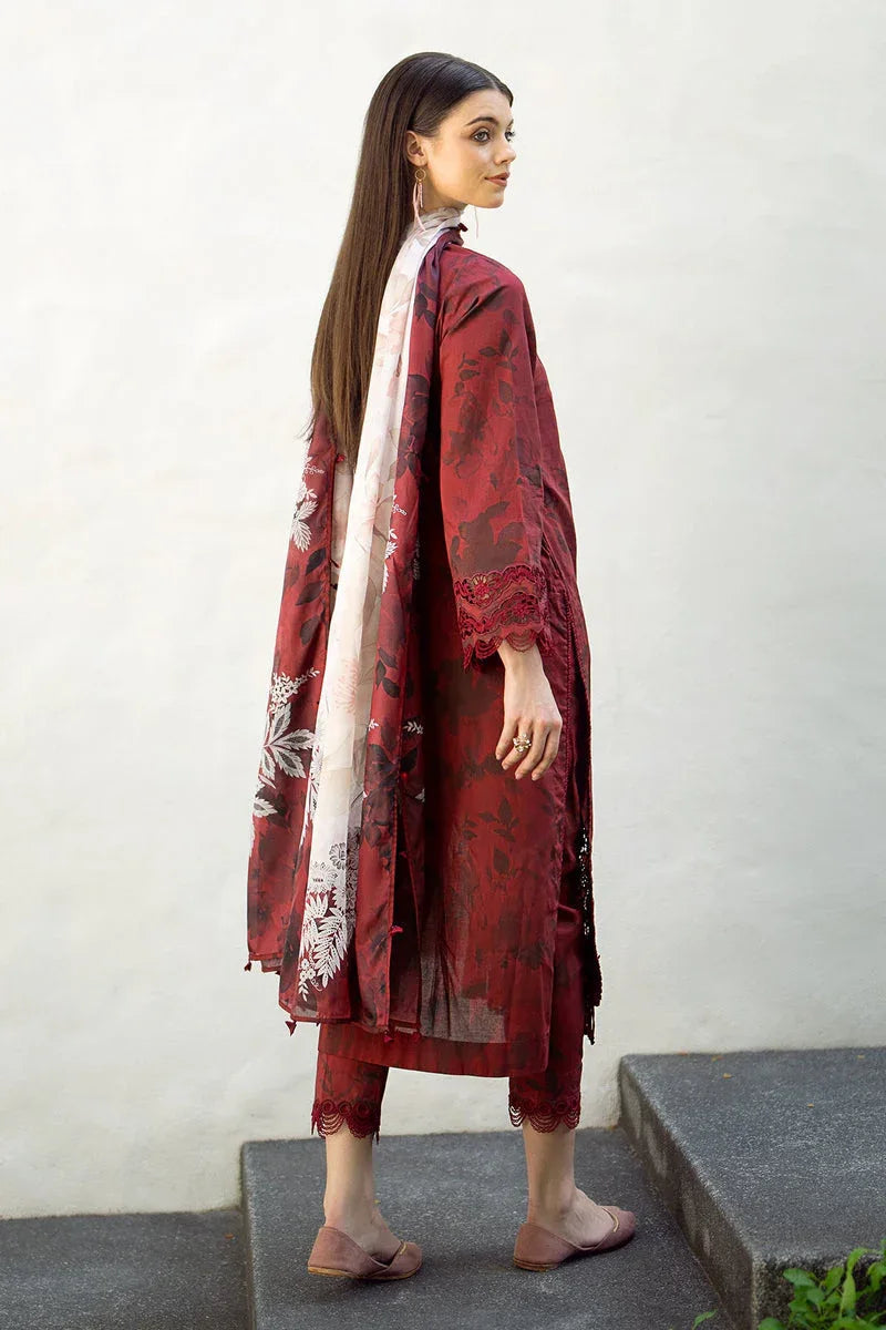 Baroque | Lawn Collection 24 | UF-545 - Aqsa Fabrics