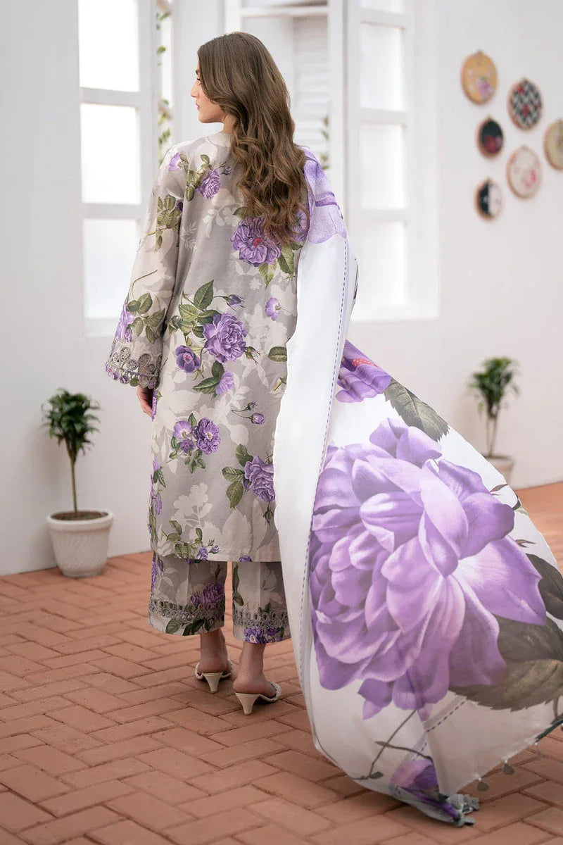 Baroque | Lawn Collection 24 | UF-531 - Aqsa Fabrics