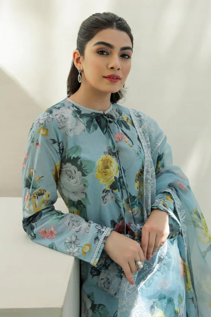 Baroque | Lawn Collection 24 | UF-211 - Aqsa Fabrics