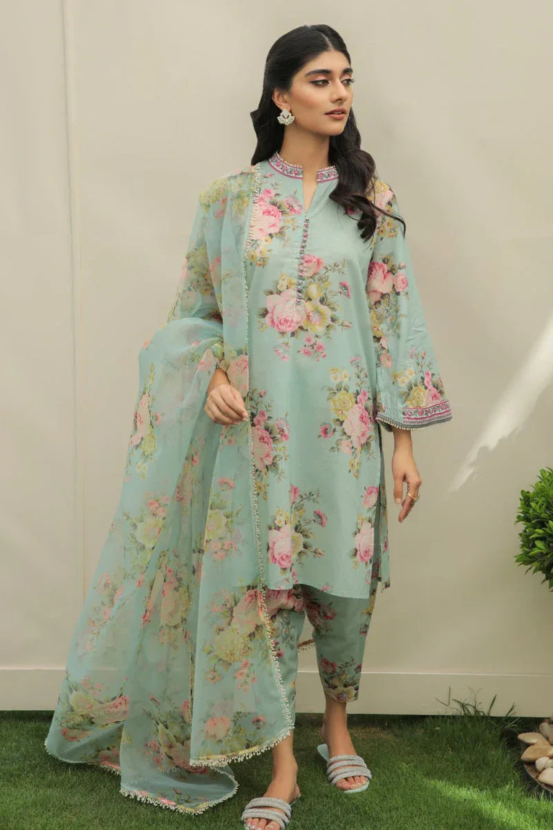 Baroque | Lawn Collection 24 | UF-215 - Aqsa Fabrics