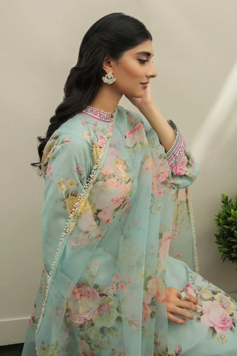 Baroque | Lawn Collection 24 | UF-215 - Aqsa Fabrics