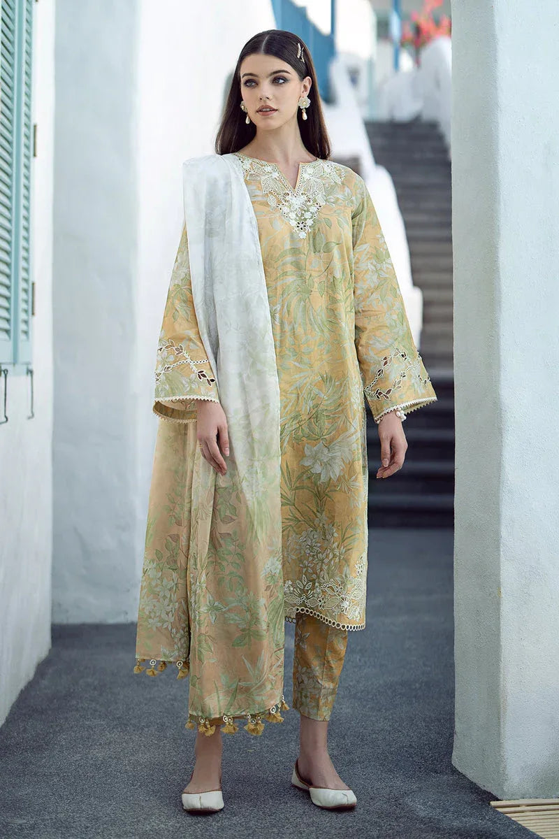 Baroque | Lawn Collection 24 | UF-542 - Aqsa Fabrics