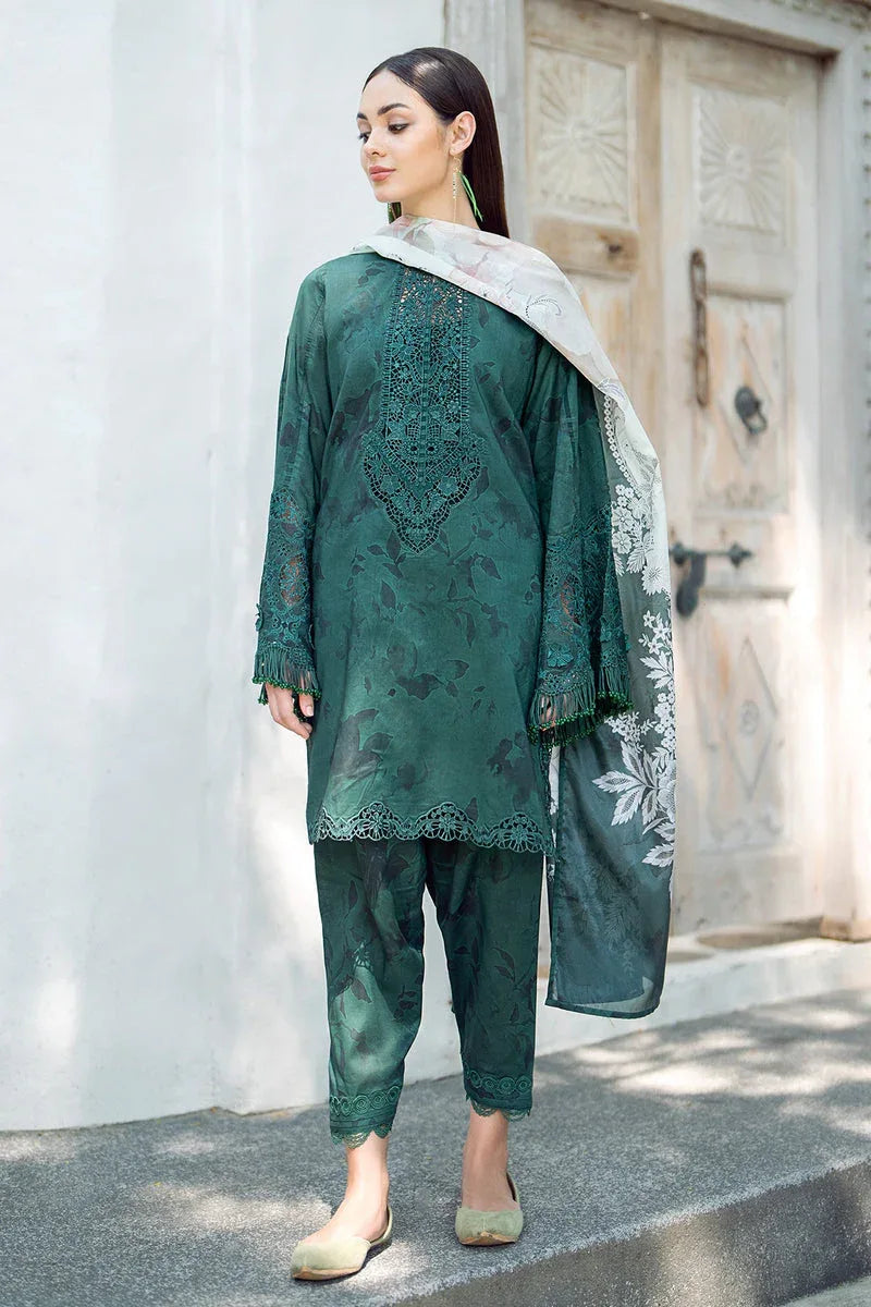 Baroque | Lawn Collection 24 | UF-546 - Aqsa Fabrics