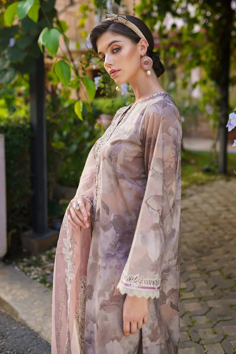 Baroque | Lawn Collection 24 | UF-586 - Aqsa Fabrics