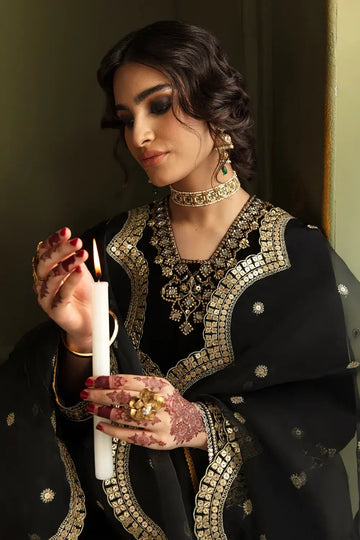 Baroque | Jahanara Luxury Velvet 23 | UF-462 - Aqsa Fabrics