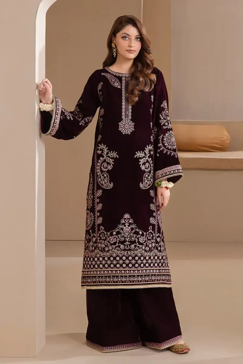 Baroque | Jahanara Luxury Velvet 23 | UF-422 - Aqsa Fabrics