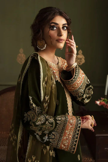 Baroque | Jahanara Luxury Velvet 23 | UF-461 - Aqsa Fabrics