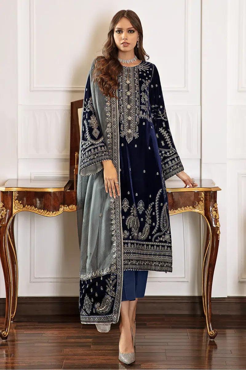 Baroque | Jahanara Luxury Velvet 23 | UF-41 - Aqsa Fabrics