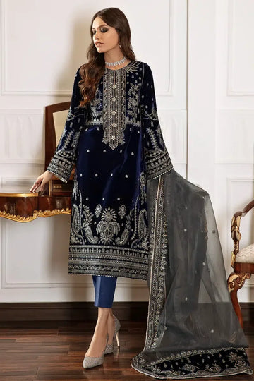 Baroque | Jahanara Luxury Velvet 23 | UF-41 - Aqsa Fabrics