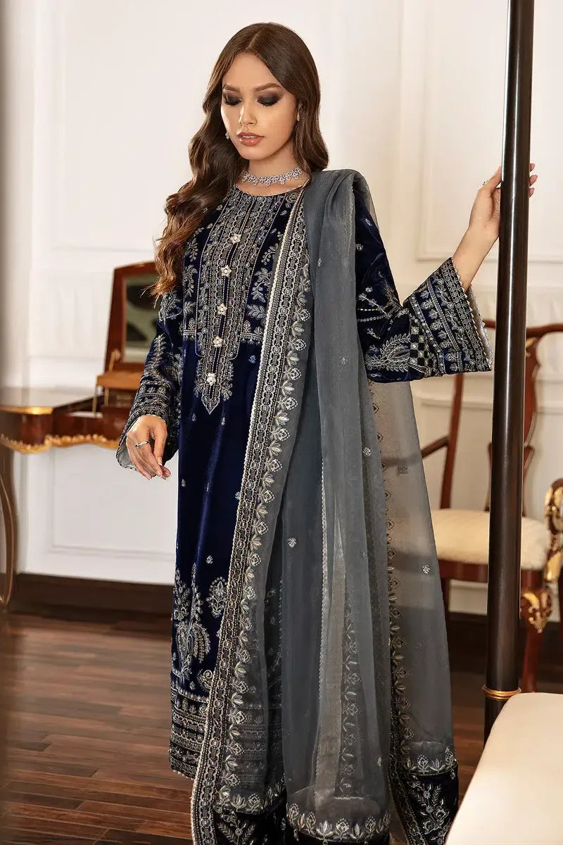 Baroque | Jahanara Luxury Velvet 23 | UF-41 - Aqsa Fabrics