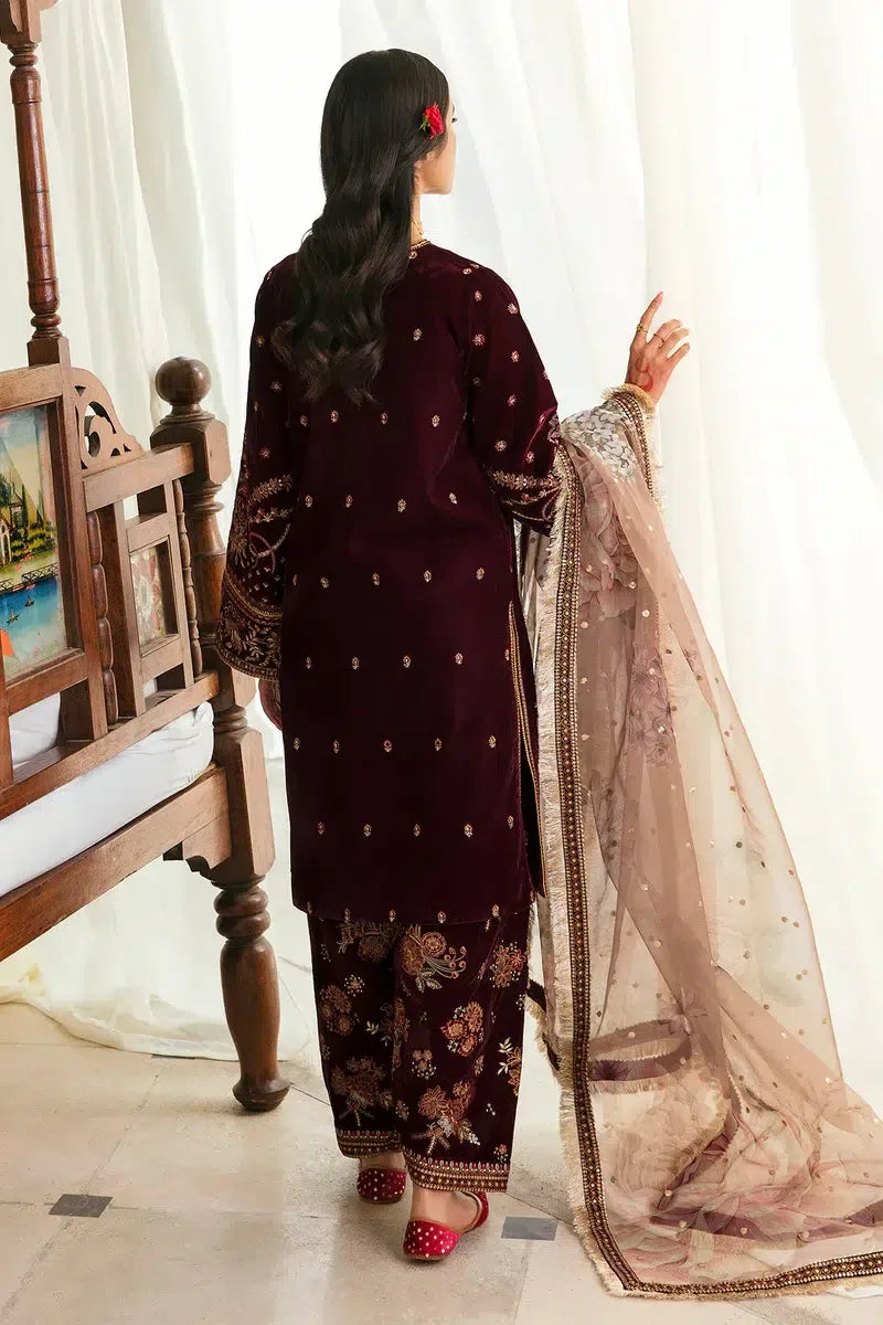 Baroque | Jahanara Luxury Velvet 23 | UF-250 - Aqsa Fabrics