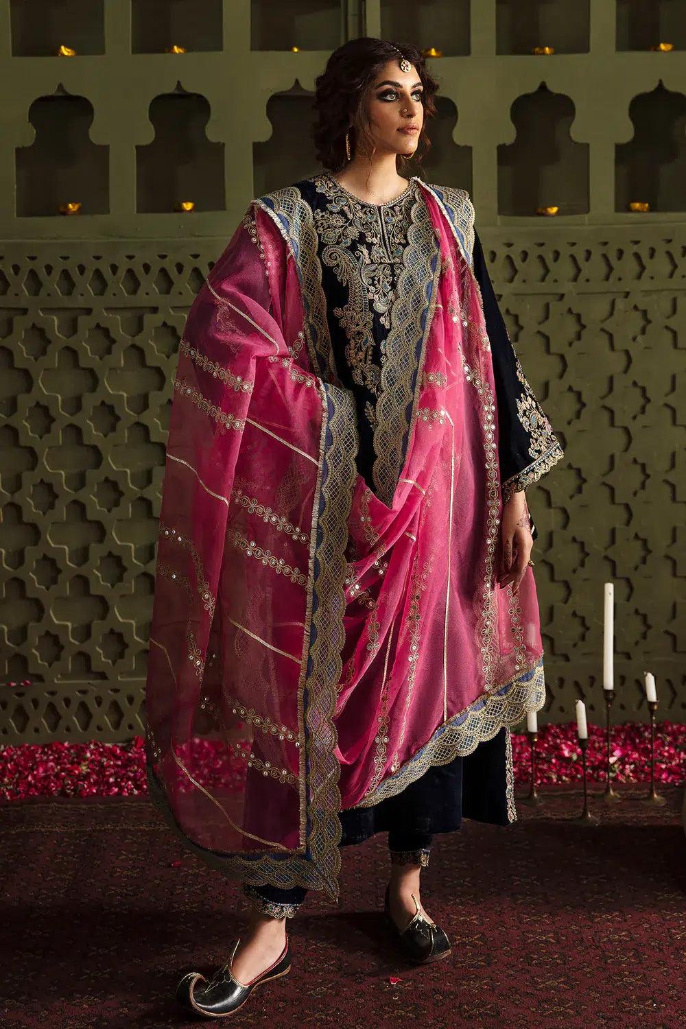 Baroque | Jahanara Luxury Velvet 23 | UF-463 - Aqsa Fabrics