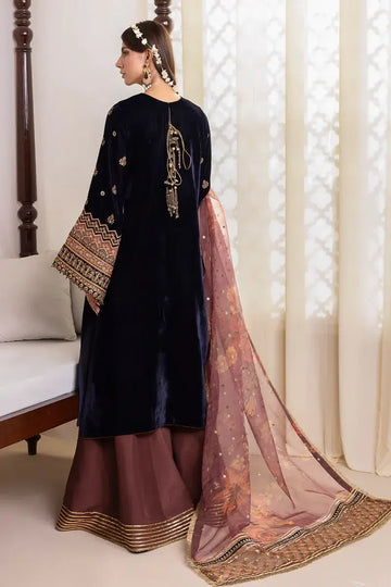 Baroque | Jahanara Luxury Velvet 23 | UF-424 - Aqsa Fabrics