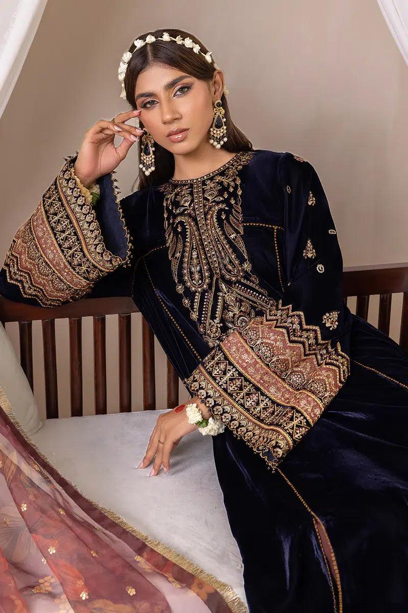 Baroque | Jahanara Luxury Velvet 23 | UF-424 - Aqsa Fabrics