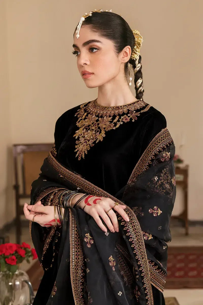 Baroque | Jahanara Luxury Velvet 23 | UF-253 - Aqsa Fabrics