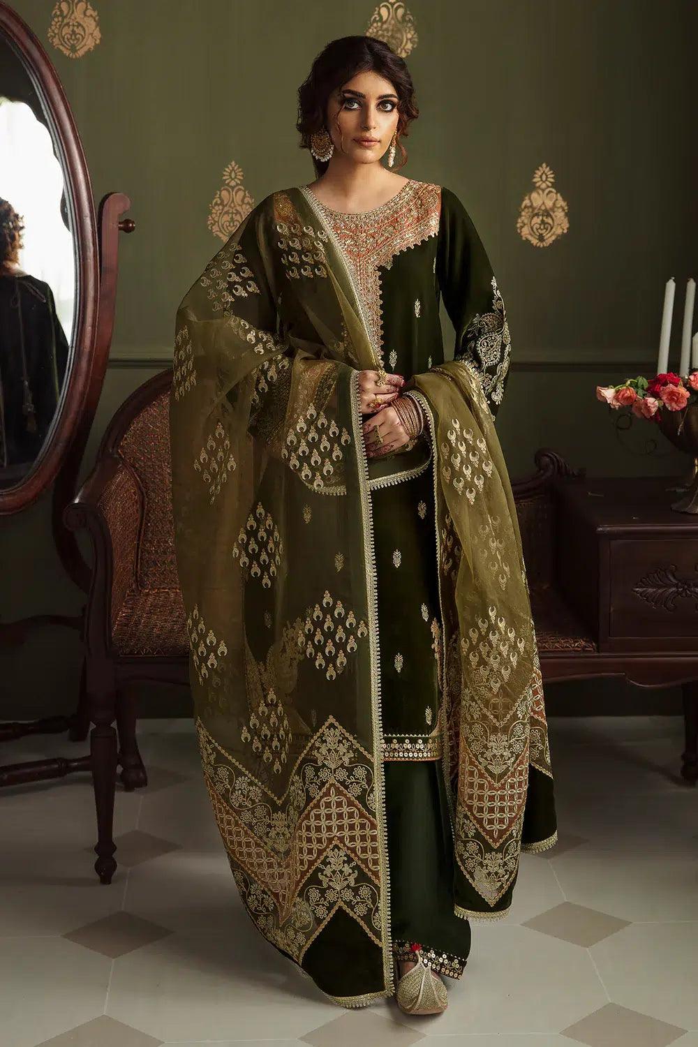 Baroque | Jahanara Luxury Velvet 23 | UF-461 - Aqsa Fabrics