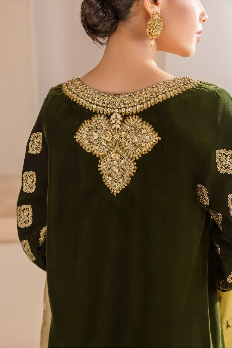 Baroque | Jahanara Luxury Velvet 23 | UF-425 - Aqsa Fabrics