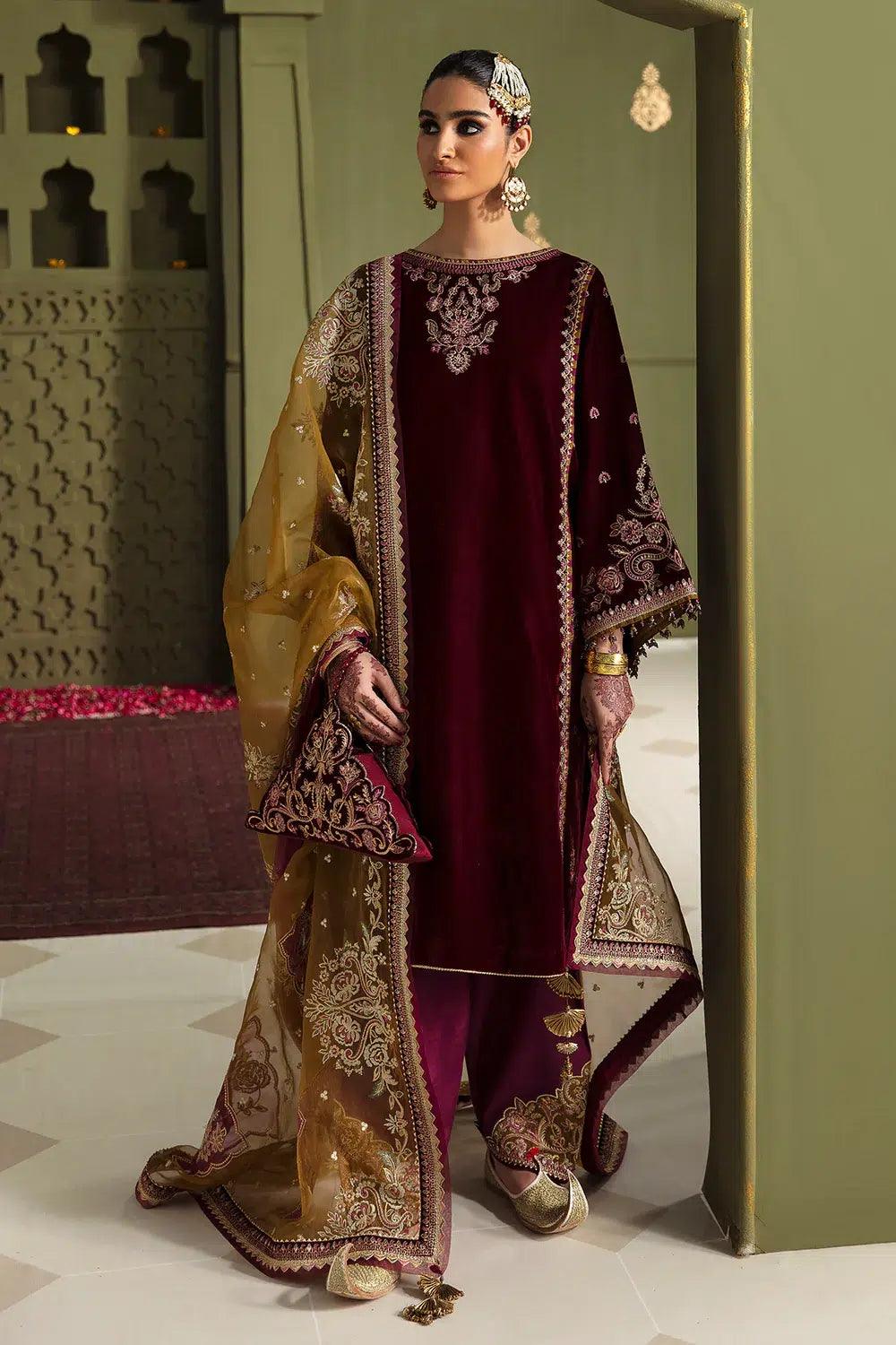 Baroque | Jahanara Luxury Velvet 23 | UF-465 - Aqsa Fabrics
