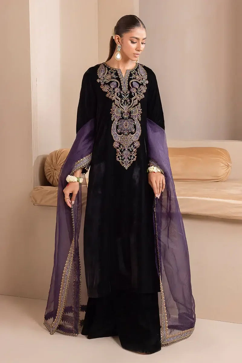 Baroque | Jahanara Luxury Velvet 23 | UF-426 - Aqsa Fabrics