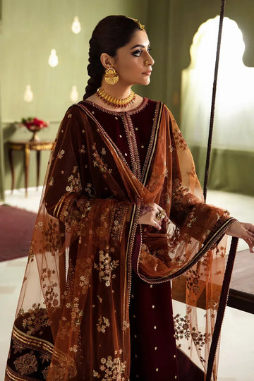 Baroque | Jahanara Luxury Velvet 23 | UF-466 - Aqsa Fabrics